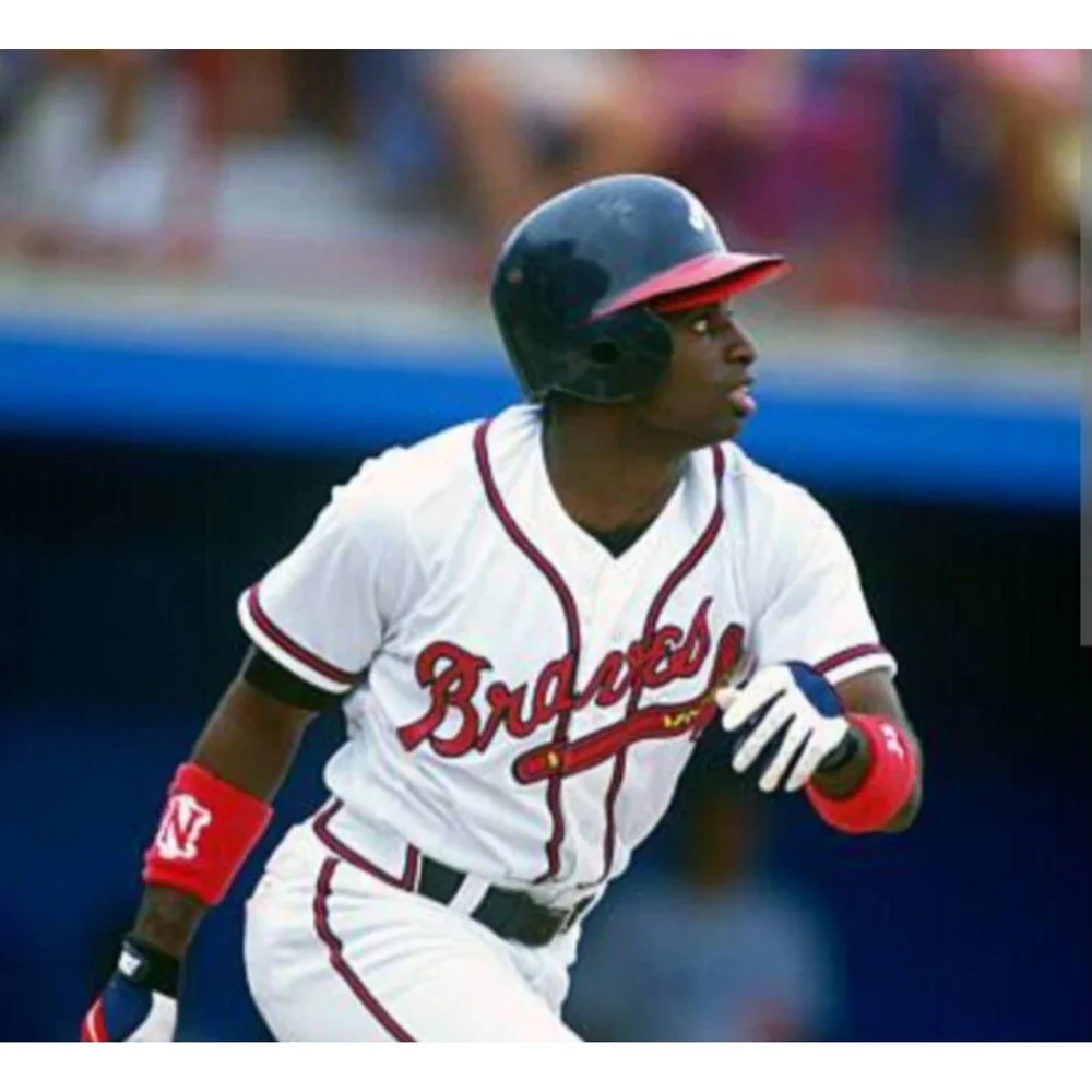 Deion Sanders (Mitch/Ness)-(Braves)-(Jersey)-(White)-(New Cond.)-(XL)-$110.00 - Picture 10 of 11